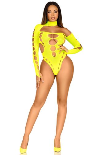 seamless thong back bodysuit yellow na Arena.pl