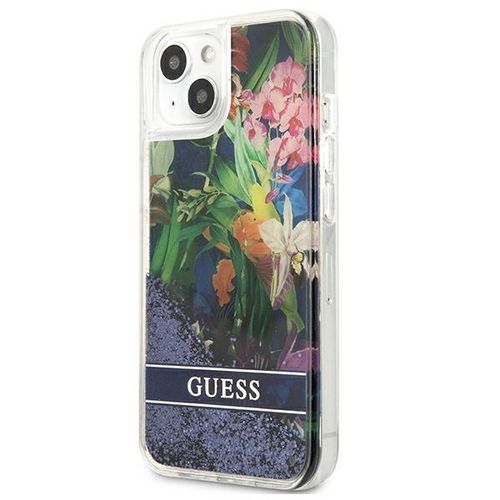 guess guhcp13slflsb iphone 13 mini 5,4niebieski/blue hardcase flower na Arena.pl