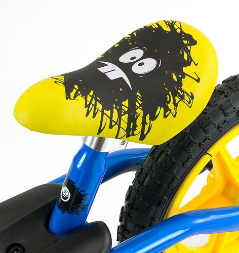 Rowerek Biegowy Dusty 12" Blue-Yellow na Arena.pl