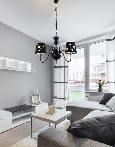 Batley żyrandol 3x60W E14 czarny na Arena.pl