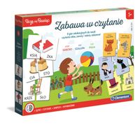 CLEMENTONI ZABAWA W CZYTANIE GRA EDUKACYJNA 5+