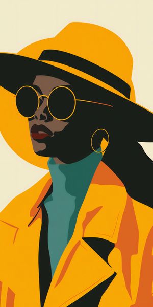 Plakat 50x100cm Żółta Stylowość zdjęcie 1