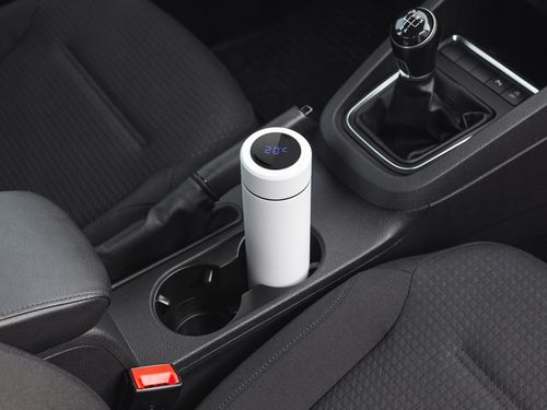 SZCZELNY TERMOS BUTELKA TERMICZNA KUBEK Z TERMOMETREM NA KAWĘ HERBATĘ SITKO na Arena.pl