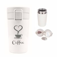 Kubek termiczny z sitkiem termos na kawę herbatę prezent własny grawer