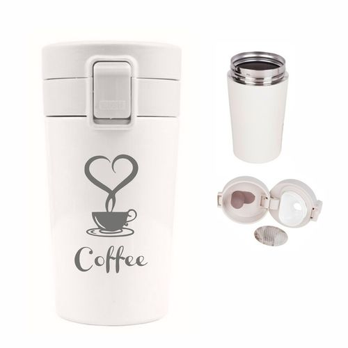 Kubek termiczny z sitkiem termos na kawę herbatę prezent własny grawer na Arena.pl