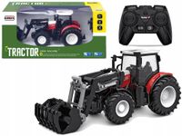Traktor Czerwony RC 2,4 G Ruchoma Łyżka 1:24