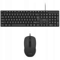 Zestaw Mysz i Klawiatura Przewodowa SAVIO, Zestaw biurowy SAVKBCMB-01 USB