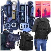 Zestaw Ratunkowy Przetrwania Ewakuacyjny Survival + PLECAK TAKTYCZNY 35L