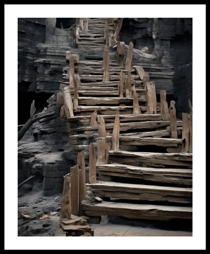 Plakat 40x50cm Schody do Nieznanego na Arena.pl