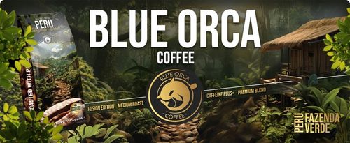Kawa ziarnista 1kg PERU FAZENDA VERDE Fusion Edition Blue Orca + na Arena.pl