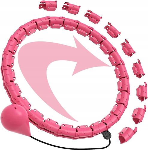 HULA HOP Z OBCIĄŻENIEM Odchudzające z Obciążnikiem Smart Wypustki HULAHOP na Arena.pl