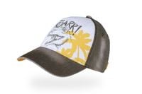 Tutu czapka z daszkiem dla chłopca na lato brąz 52-54