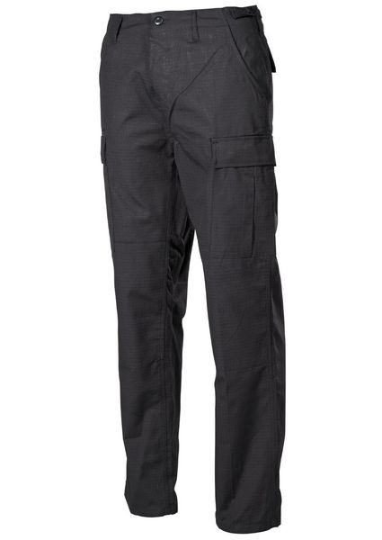 Spodnie US Kampfhose Rip Stop czarne wzmocnienia na kolanach i pośladkach XL zdjęcie 1