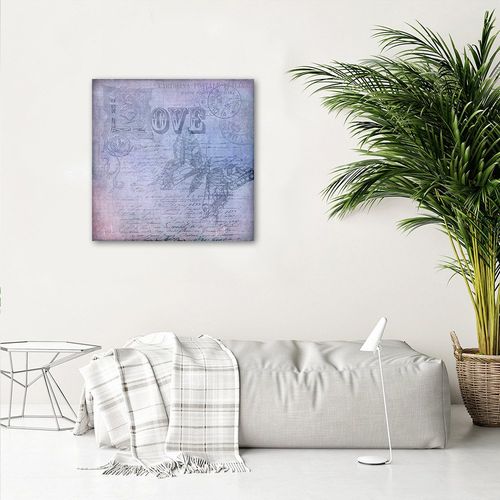 Obraz na płótnie – Canvas, Napis „Love” 40x40 na Arena.pl