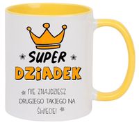 KUBEK Z NADRUKIEM ŚMIESZNY PREZENT DZIEŃ DZIADKA URODZINY IMIENINY DZIADEK