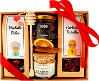 KOSZ PREZENTOWY DLA BABCI DZIADKA PREZENT NA DZIEŃ BABCI ZESTAW PREZENTOWY