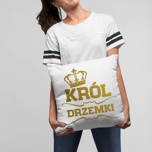 Król drzemki - poduszka z nadrukiem na Arena.pl