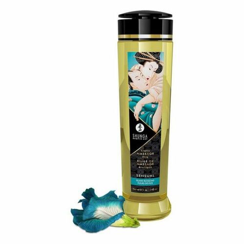 Olejek do masażu erotycznego Island Blossoms Shunga Sensual (240 ml) na Arena.pl