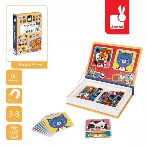 JANOD Magnetibook ZWIERZĄTKA Puzzle Magnetyczne na Arena.pl