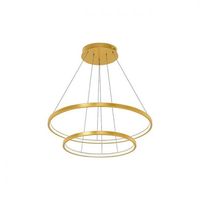 ŻYRANDOL LED LYNX ZŁOTY 64W 8000LM ŚCIEMNIANY Z PILOTEM