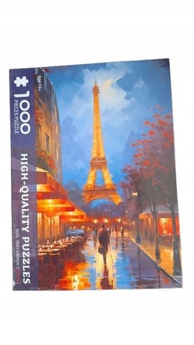 Puzzle 1000 el Paryż nocą Wieża Eiffla na Arena.pl