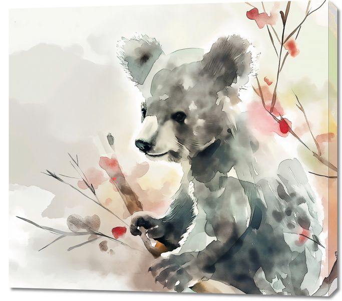 Obraz 100x90cm Akwarelowa Koala zdjęcie 1