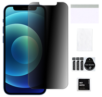 Szkło hybrydowe prywatyzujące do IPHONE 12 MINI ochrona na ekran 9H privacy