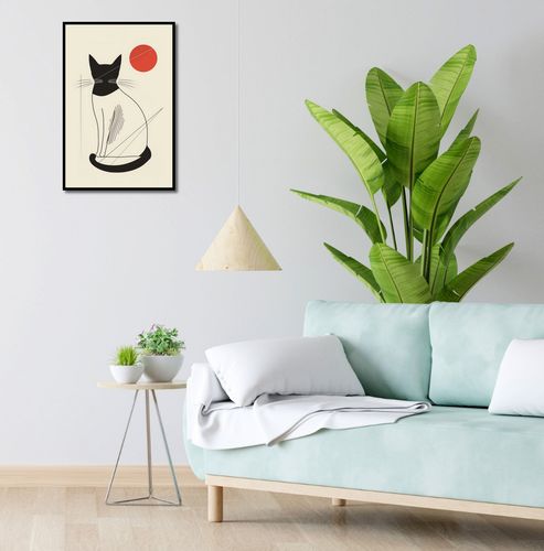 Plakat 40x60cm Czerwony Krąg na Arena.pl