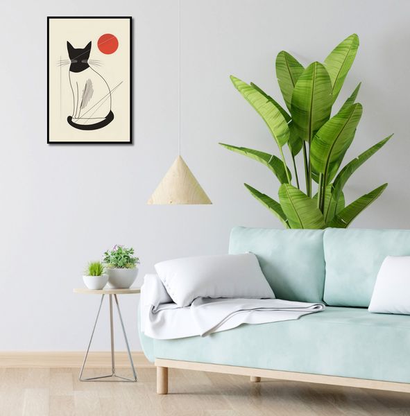 Plakat 40x60cm Czerwony Krąg zdjęcie 4