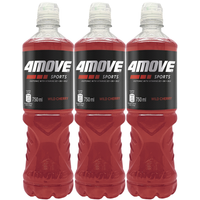 4Move Napój izotoniczny niegazowany o smaku wiśniowym 750 ml x 3 sztuk