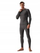 Męska bielizna termoaktywna 4F SEAM174+SEAM175 21S szary L/XL