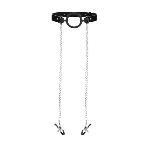 O-Ring Ball Gag With Nipple Clamps na Arena.pl