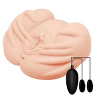 podwójny masturbator realistyczny wibrujący sex