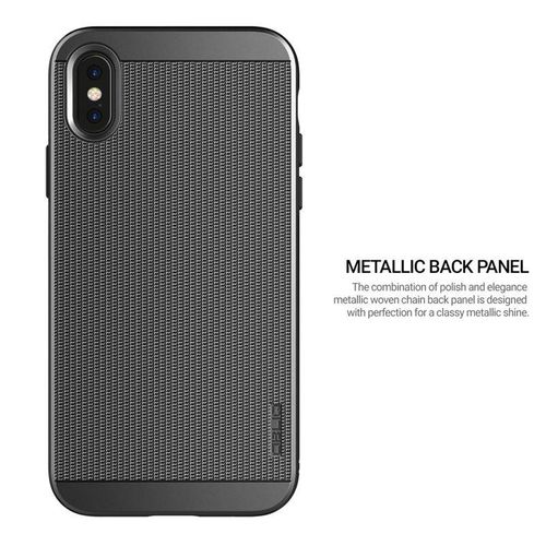 Obliq Slim Meta - Etui iPhone X (Titanium Black) na Arena.pl