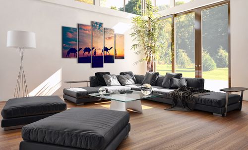 Obraz Na Płótnie - Pustynia Dromader - 150X100 Cm - Ea150X100-3672 na Arena.pl