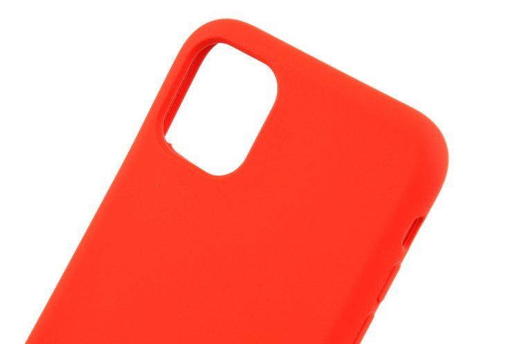 Etui Mercury Goospery Silicone do iPhone 11 czerwony zdjęcie 5