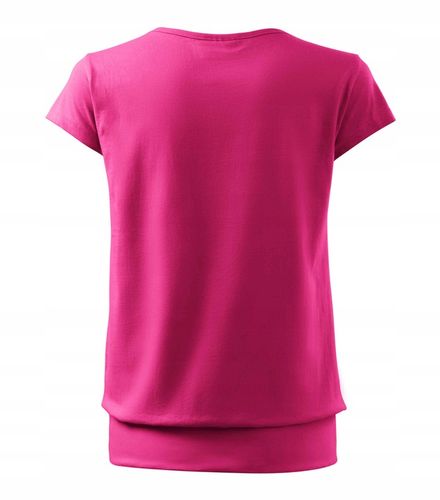 Koszulka bluzka damska t-shirt CITY czerw.purp XL na Arena.pl