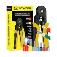 Zaciskarka Stazer żółta 0,25 mm² - 10 mm² z zestawem 1200 tulejek