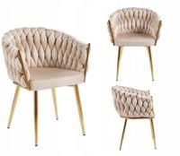 krzesło k7-fx (g) velvet beżowe