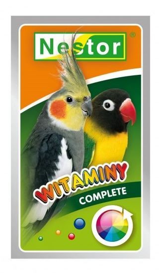 Witaminy Complete Nestor dla średnich ptaków papug zdjęcie 1