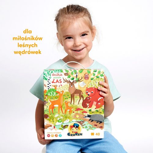 Puzzle Dzikie Puzzle - Las 40 Elementów na Arena.pl