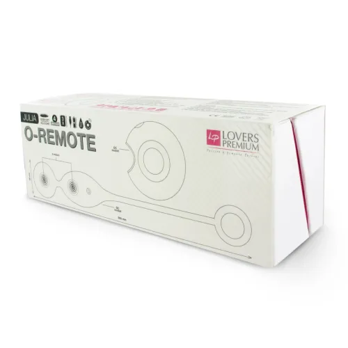 loverspremium o-remote control egg purple julia - silikonowy model z na Arena.pl