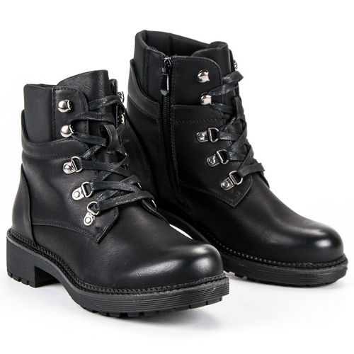 Czarne sznurowane workery r.41 na Arena.pl