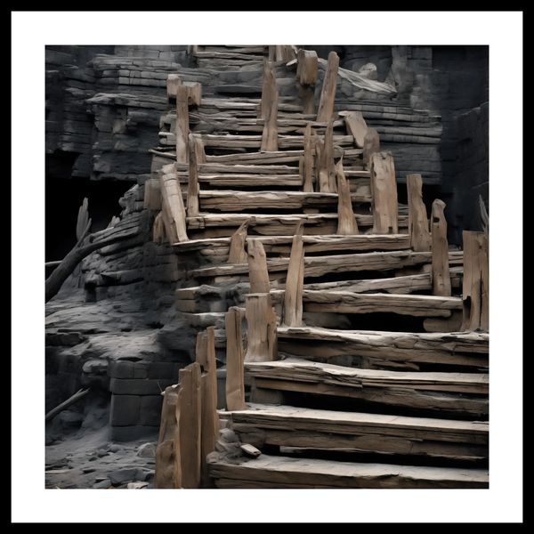 Plakat 40x40cm Schody do Nieznanego zdjęcie 3