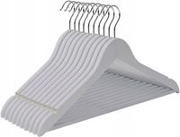 WIESZAK DREWNIANY SZARY NA UBRANIA WIESZAKI UBRANIOWE DREWNIANE 10