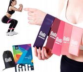 ZESTAW 5 GUM DO ĆWICZEŃ TAŚMY FITNESS MINI BAND