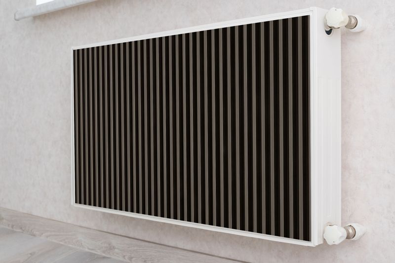 Mata MAGNETYCZNA Na Kaloryfer Imitacja Drewna LAMELE 3D 90cm x 60cm zdjęcie 4