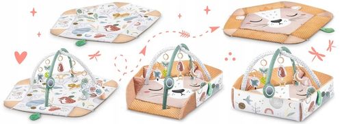 MATA EDUKACYJNA INTERAKTYWNA DWUSTRONNA SKŁADANA XXL 5w1 NUKIDO DYWAN na Arena.pl