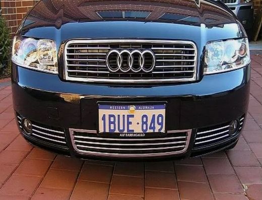 2002-2005 AUDI A4 A6 A8 - LIstwy chrom grill chromowan zdjęcie 1