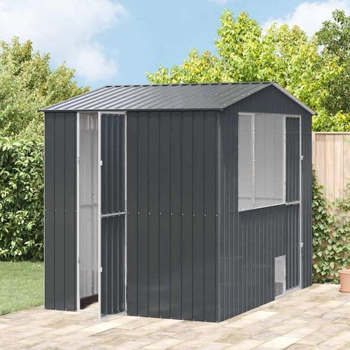 Klatka dla ptaków z przechowywaniem Antracyt 215 x 310 x 247 cm na Arena.pl